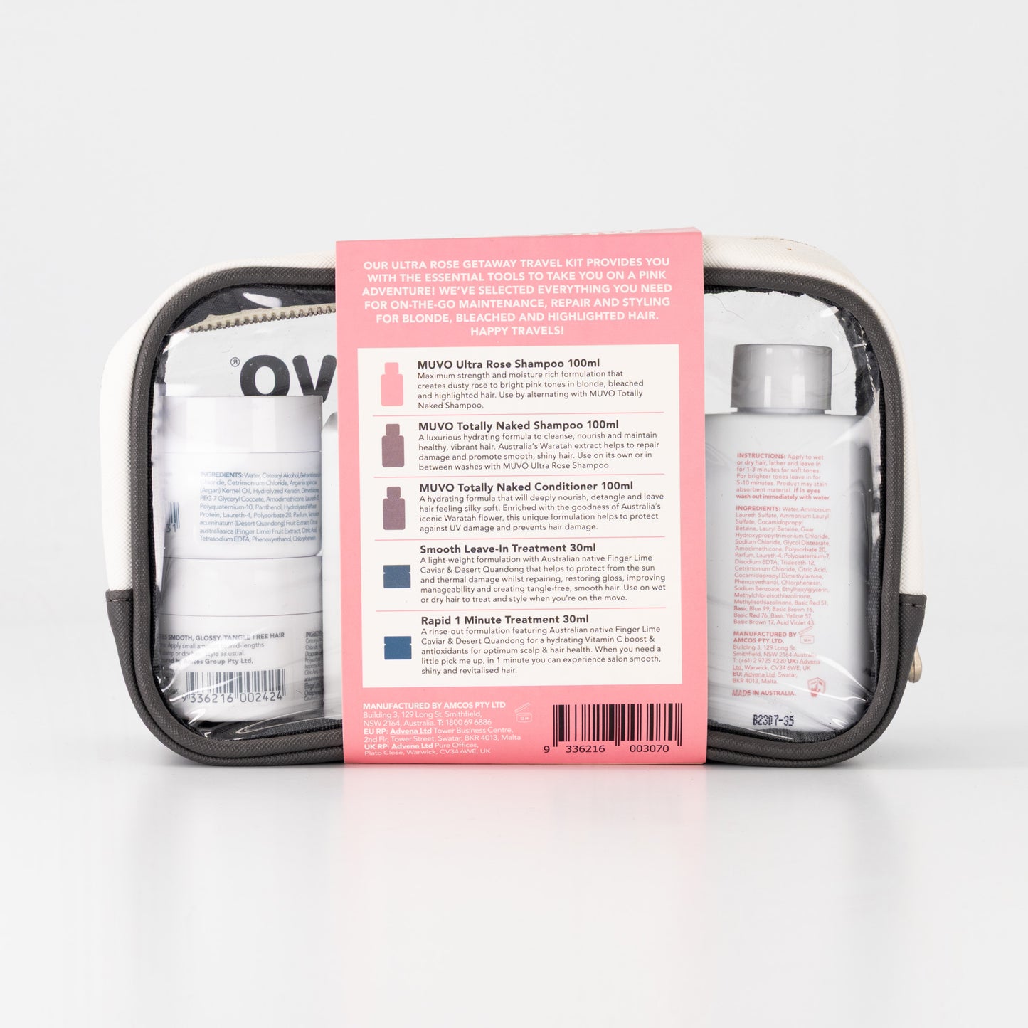 MUVO Getaway Ultra Rose Pouch