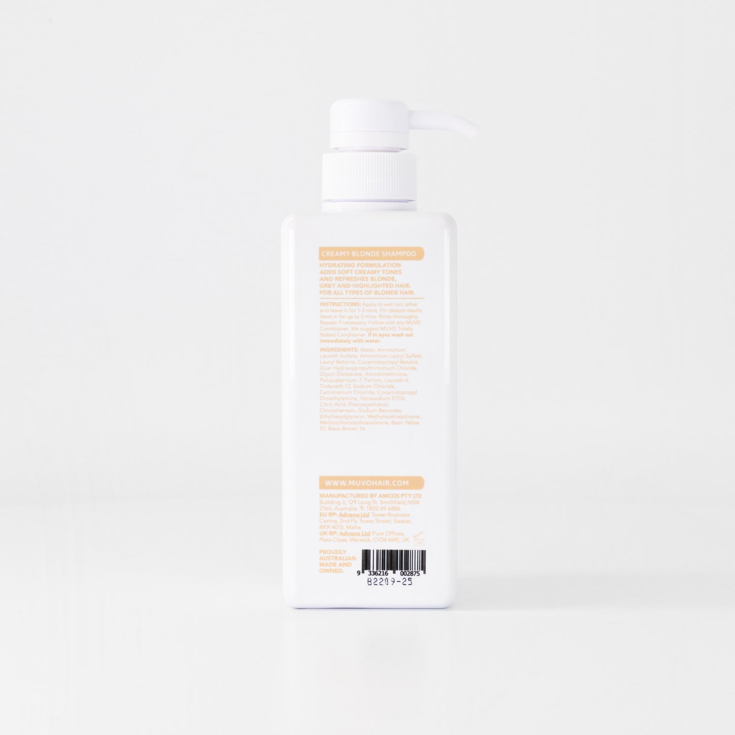 MUVO CREAMY BLONDE SHAMPOO