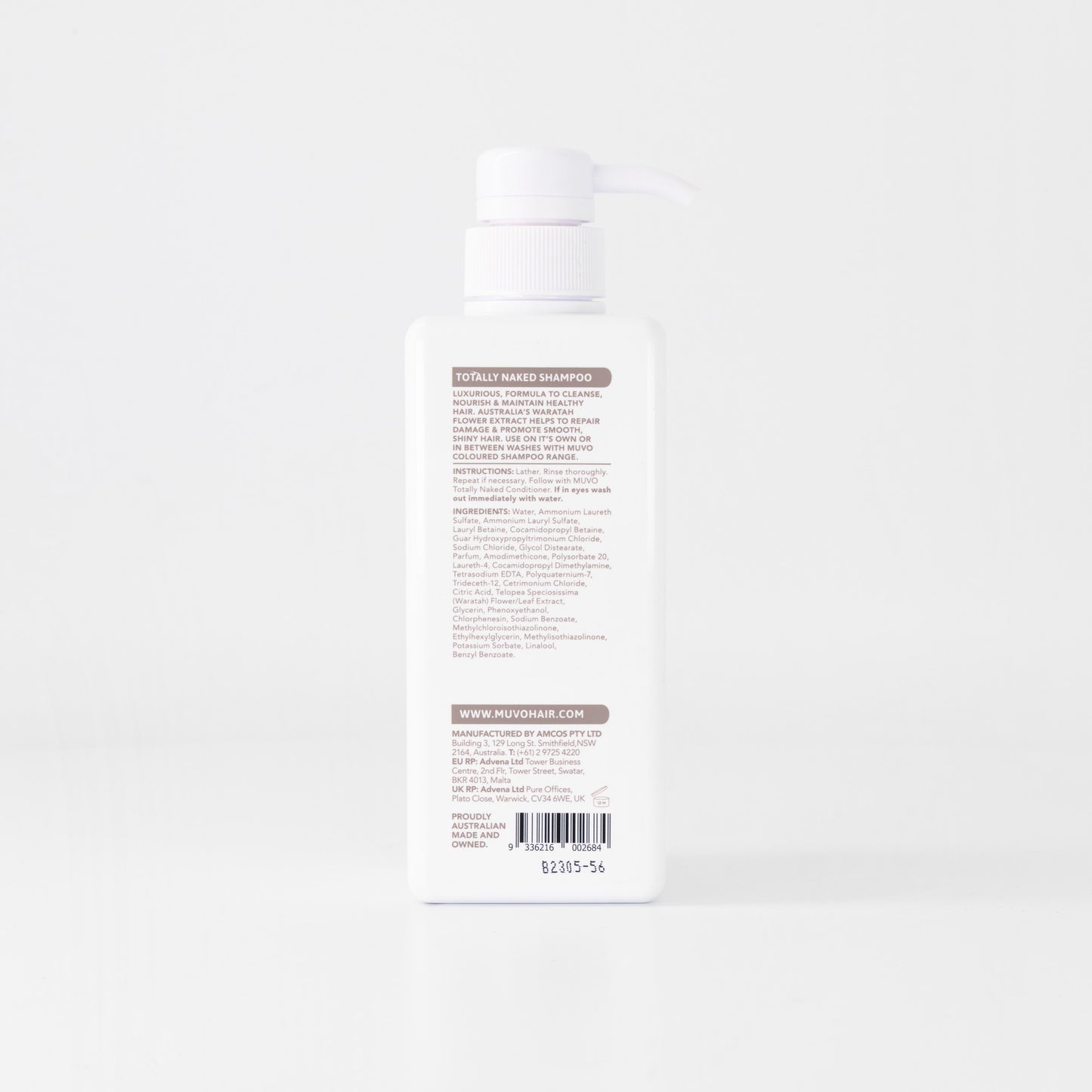 MUVO TOTALLY NAKED SHAMPOO